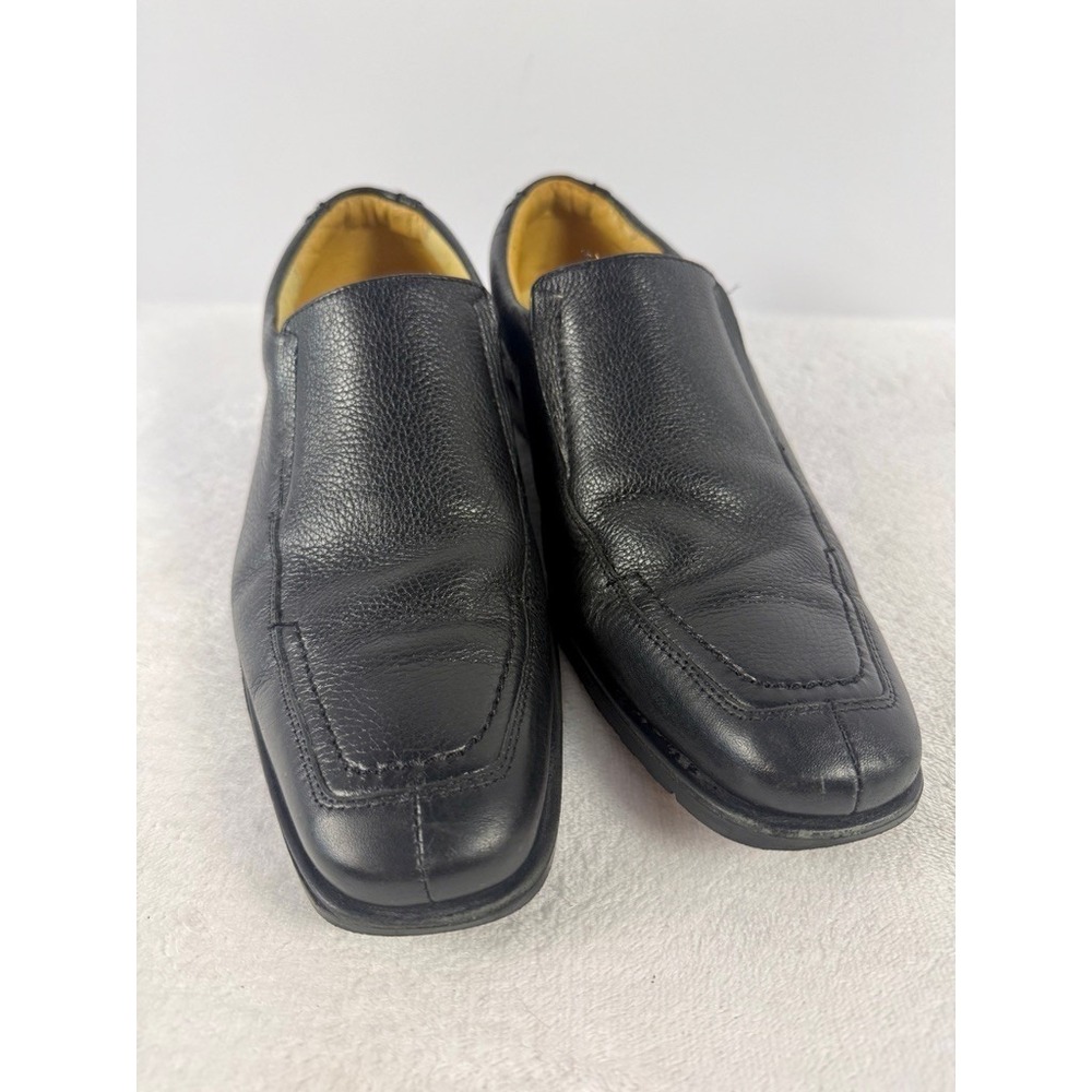 Florsheim Men's Black Leather Slip-On Dress Loafers Size 8D Brazil